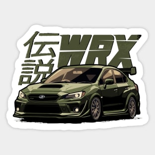 Urban Green rare WRX Sti Subie Sticker